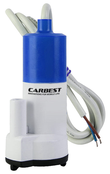 Carbest - Pompa acqua 12V ad immersione per camper - 16 litri/min, 0.6 bar