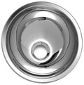 Carbest lavabo ovale in acciaio inox