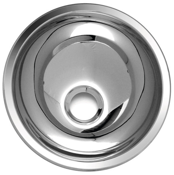 Carbest lavabo ovale in acciaio inox