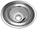 Carbest lavabo ovale in acciaio inox