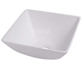 Lavabo quadrato in plastica