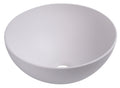 Lavabo tondo in plastica bianco