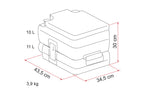 Fiamma Bi-Pot 30 WC portatile - 11 litri