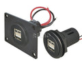 Modulo presa USB ad incasso - doppia presa USB-A