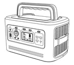 Powerstation Carbest al litio LIFePo4 - 32Ah con inverter 500W