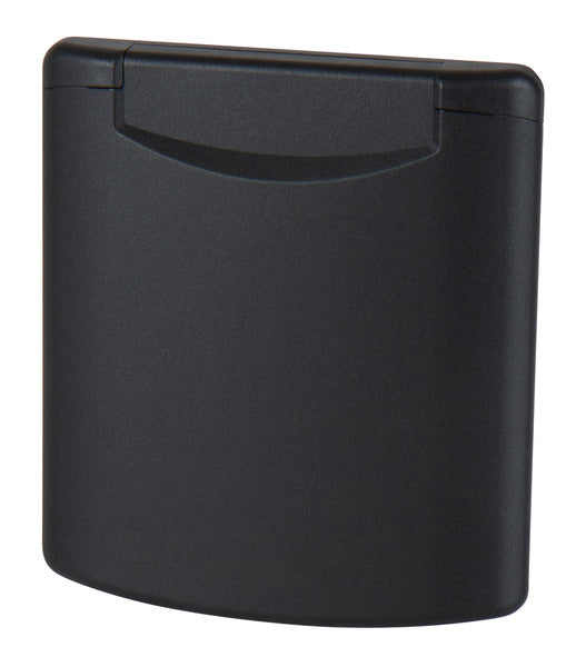 Presa esterna camper CEE 230V coperchio magnetico - Nero
