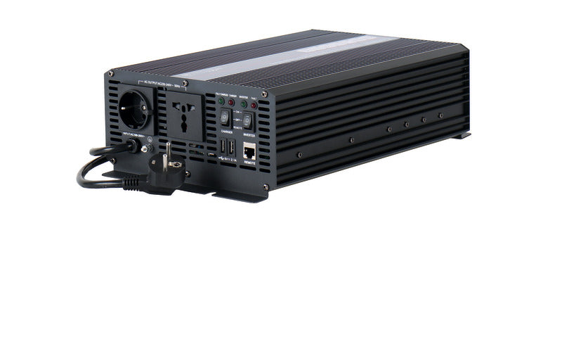 Carbest Inverter 12V/230V - 2000W - Onda pura con switch di rete