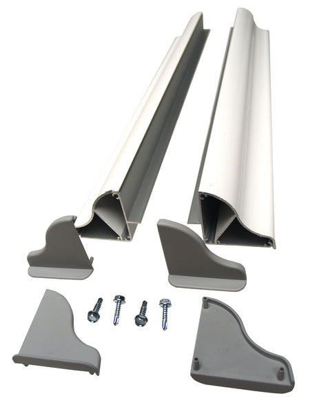 Kit di staffe per montaggio pannelli solari da camper - 55cm