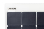 Carbest - Pannello fotovoltaico flessibile 135W, nero