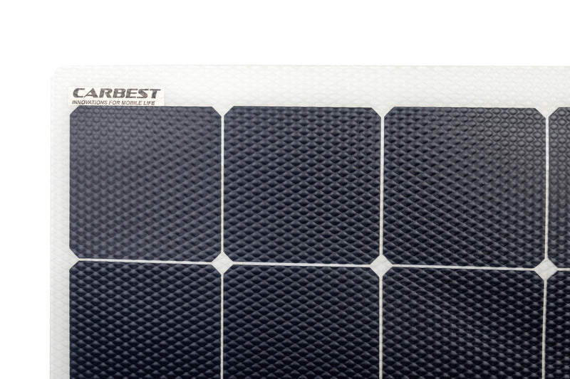 Carbest - Pannello fotovoltaico flessibile 165W, bianco