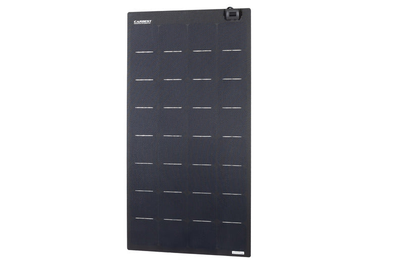 Carbest - Pannello fotovoltaico flessibile 110W, 1000 x 550 x 3 mm, nero