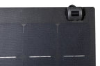 Carbest - Pannello fotovoltaico flessibile 110W, 1000 x 550 x 3 mm, nero