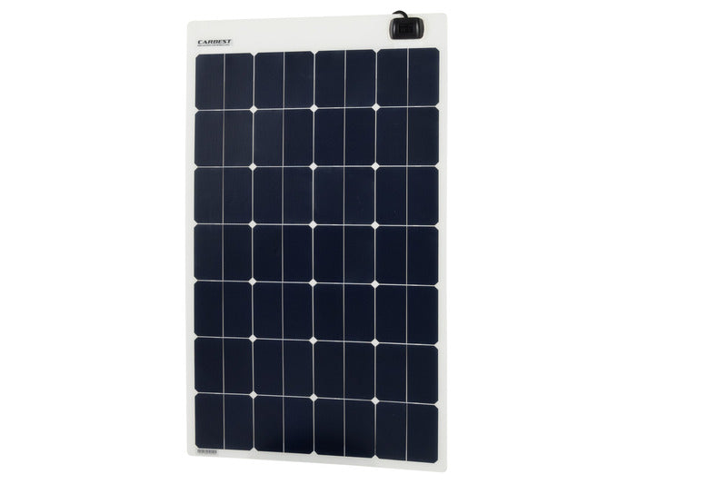 Carbest - Pannello fotovoltaico flessibile 80W, 1000 x 550 x 3 mm, bianco
