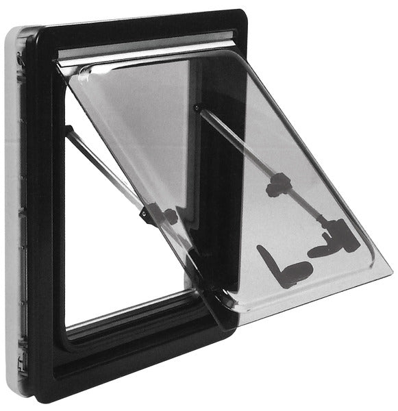Carbest Classic - finestra a compasso per camper e van - oscurante e zanzariera integrati - 900x550mm
